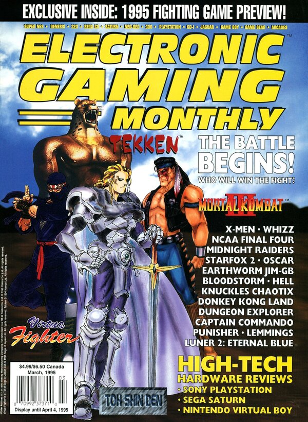 Electronic Gaming Monthly Issue 068 (March 1995) cover
